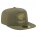 Бейсболка Green Bay Packers New Era Olive Color Pack A-Frame 59FIFTY Fitted