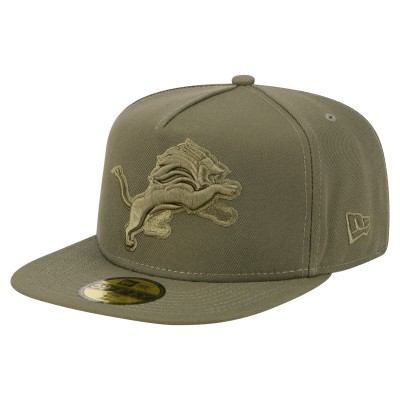 Бейсболка Detroit Lions New Era Olive Color Pack A-Frame 59FIFTY