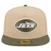 Бейсболка New York Jets New Era Light Beige/Olive Color Pack A-Frame 59FIFTY