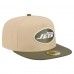 Бейсболка New York Jets New Era Light Beige/Olive Color Pack A-Frame 59FIFTY