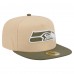 Бейсболка Seattle Seahawks New Era Beige/Olive Color Pack A-Frame 59FIFTY