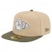 Бейсболка Kansas City Chiefs New Era Light Beige/Olive Color Pack A-Frame 59FIFTY