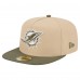 Бейсболка Miami Dolphins New Era Beige/Olive Color Pack A-Frame 59FIFTY