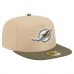 Бейсболка Miami Dolphins New Era Beige/Olive Color Pack A-Frame 59FIFTY