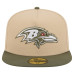 Бейсболка Baltimore Ravens New Era Light Beige/Olive Color Pack A-Frame 59FIFTY