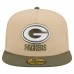 Бейсболка Green Bay Packers New Era Beige/Olive Color Pack A-Frame 59FIFTY