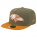 Бейсболка Baltimore Ravens New Era Olive/Brown Color Pack A-Frame 59FIFTY