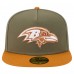 Бейсболка Baltimore Ravens New Era Olive/Brown Color Pack A-Frame 59FIFTY