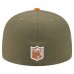 Бейсболка Baltimore Ravens New Era Olive/Brown Color Pack A-Frame 59FIFTY