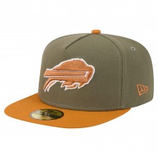 Бейсболка Buffalo Bills New Era Olive/Brown Color Pack A-Frame 59FIFTY