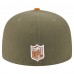 Бейсболка Buffalo Bills New Era Olive/Brown Color Pack A-Frame 59FIFTY
