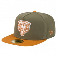 Бейсболка Chicago Bears New Era Olive/Brown Color Pack A-Frame 59FIFTY