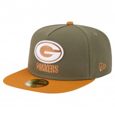 Бейсболка Green Bay Packers New Era Olive/Brown Color Pack A-Frame 59FIFTY