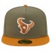 Бейсболка Houston Texans New Era Olive/Brown Color Pack A-Frame 59FIFTY