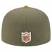 Бейсболка Houston Texans New Era Olive/Brown Color Pack A-Frame 59FIFTY