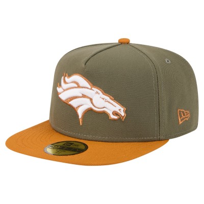 Бейсболка Denver Broncos New Era Olive/Brown Color Pack A-Frame 59FIFTY