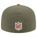 Бейсболка Detroit Lions New Era Olive/Brown Color Pack A-Frame 59FIFTY
