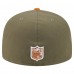 Бейсболка Minnesota Vikings New Era Olive/Brown Color Pack A-Frame 59FIFTY