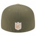 Бейсболка Las Vegas Raiders New Era Light Beige/Olive Two-Tone Color Pack Split Panel 59FIFTY