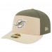 Бейсболка Miami Dolphins New Era Light Beige/Olive Two-Tone Color Pack Split Panel 59FIFTY