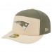 Бейсболка New England Patriots New Era Light Beige/Olive Two-Tone Color Pack Split Panel 59FIFTY