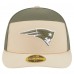 Бейсболка New England Patriots New Era Light Beige/Olive Two-Tone Color Pack Split Panel 59FIFTY