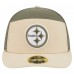Бейсболка Pittsburgh Steelers New Era Light Beige/Olive Two-Tone Color Pack Split Panel 59FIFTY