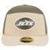 Бейсболка New York Jets New Era Light Beige/Olive Two-Tone Color Pack Split Panel 59FIFTY