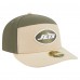 Бейсболка New York Jets New Era Light Beige/Olive Two-Tone Color Pack Split Panel 59FIFTY