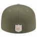Бейсболка New York Jets New Era Light Beige/Olive Two-Tone Color Pack Split Panel 59FIFTY