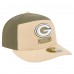 Бейсболка Green Bay Packers New Era Light Beige/Olive Two-Tone Color Pack Split Panel 59FIFTY