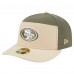Бейсболка San Francisco 49ers New Era Light Beige/Olive Two-Tone Color Pack Split Panel 59FIFTY