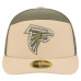 Бейсболка Atlanta Falcons New Era Light Beige/Olive Color Pack Split Panel 59FIFTY