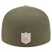 Бейсболка Atlanta Falcons New Era Light Beige/Olive Color Pack Split Panel 59FIFTY