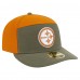 Бейсболка Pittsburgh Steelers New Era Olive/Brown Two-Tone Color Pack Split Panel 59FIFTY