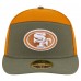 Бейсболка San Francisco 49ers New Era Olive/Brown Two-Tone Color Pack Split Panel 59FIFTY