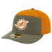 Бейсболка Miami Dolphins New Era Olive/Brown Two-Tone Color Pack Split Panel 59FIFTY Бейсболка Miami Dolphins New Era Olive/Brown Two-Tone Color Pack Split Panel 59FIFTY