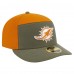 Бейсболка Miami Dolphins New Era Olive/Brown Two-Tone Color Pack Split Panel 59FIFTY