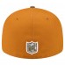 Бейсболка Kansas City Chiefs New Era Olive/Brown Two-Tone Color Pack Split Panel 59FIFTY