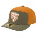Бейсболка Chicago Bears New Era Olive/Brown Two-Tone Color Pack Split Panel 59FIFTY