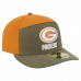 Бейсболка Green Bay Packers New Era Olive/Brown Two-Tone Color Pack Split Panel 59FIFTY