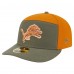 Бейсболка Detroit Lions New Era Olive/Brown Two-Tone Color Pack Split Panel 59FIFTY