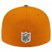 Бейсболка Detroit Lions New Era Olive/Brown Two-Tone Color Pack Split Panel 59FIFTY