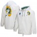 Куртка на кнопках Толстовка Green Bay Packers Mitchell & Ness White Vintage Logo Coaches