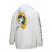 Куртка на кнопках Толстовка Green Bay Packers Mitchell & Ness White Vintage Logo Coaches