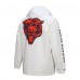 Куртка на кнопках Chicago Bears Mitchell & Ness White Vintage Logo Coaches
