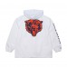 Куртка на кнопках Chicago Bears Mitchell & Ness White Vintage Logo Coaches