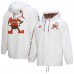 Куртка на кнопках Cleveland Browns Mitchell & Ness White Vintage Logo Coaches