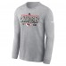 Футболка с длинным рукавом Kansas City Chiefs Nike 2024 AFC Champions Locker Room Trophy Collection - Heather Gray