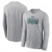 Футболка с длинным рукавом Philadelphia Eagles Nike Super Bowl LIX NOLA Inspired - Heather Gray